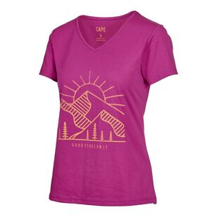 Cape Women's Lacey Orchid Mountain Tee
