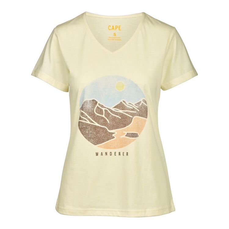 Cape Women's Lacey Ivory Outback Tee