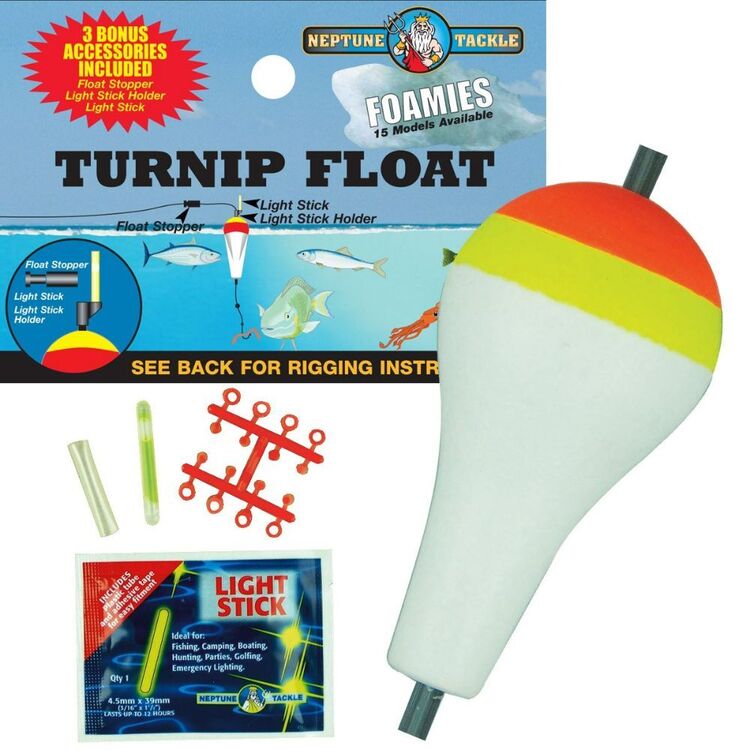 Neptune Tackle Turnip Float Silver
