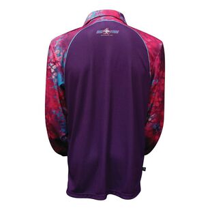 Big Fish Camoscale Diva Sublimated Fishing Shirt Purple Camo