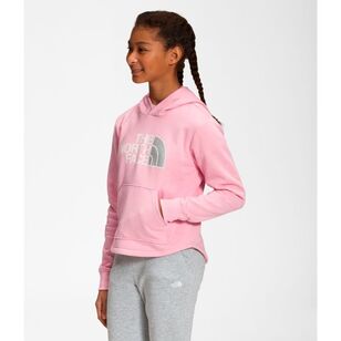 The North Face Girls' Camp Fleece Pullover Hoodie Cameo Pink