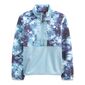 The North Face Youth Printed Glacier Quarter Zip Top Paisley Cloud Vibe Print