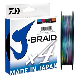 Daiwa J-Braid x4 Braid Line Spool Multicoloured