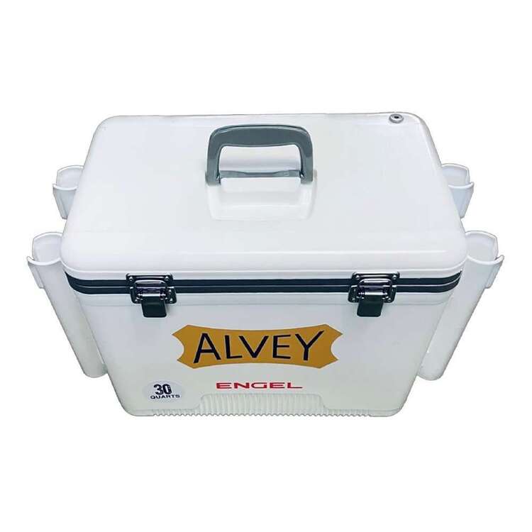 Alvey Engel Cooler Box + Rod Holders