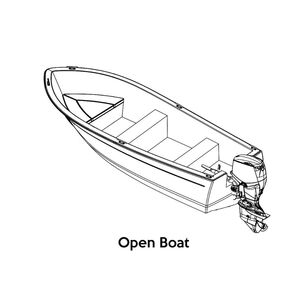 Oceansouth Open Boat Cover White