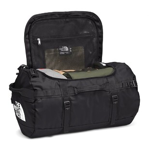 The North Face Black & White Base 50L Camp Duffle Bag
