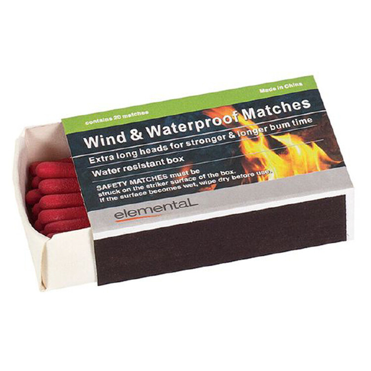 Elemental Wind & Waterproof Matches 2 Pack
