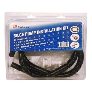 Easterner Bilge Pump Installation Kit White 3/4 in