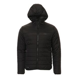 XTM Men's Grazer Hooded Puffer Snow Jacket Black