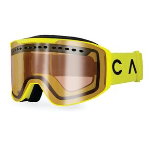 Carve Men's White Out Snow Goggles Yellow One Size Fits Most
