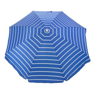 Life! Aluminium 2.4 m Beach Umbrella Blue