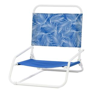 Life! Beach Chair Blue Palm