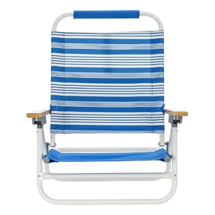 Life! Deluxe Chair with Bag Blue Nautical