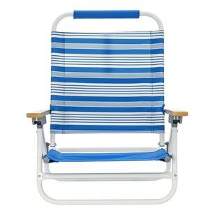 Life! Deluxe Chair with Table Blue Nautical
