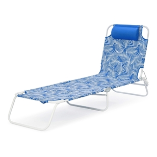 Life! Kalua Lounger Chair Blue Palm