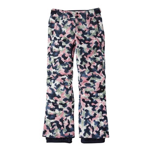 O'Neill Girls' Youth PG Charm All Over Snow Pants Blue Aop & Pink