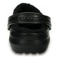 Crocs Adults' Unisex Classic Fuzzy Lined Clogs Black & Black
