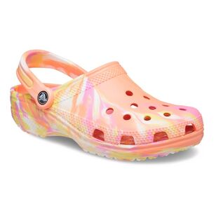 Crocs Adults' Classic Clogs Papaya / Multicoloured M6 / W8