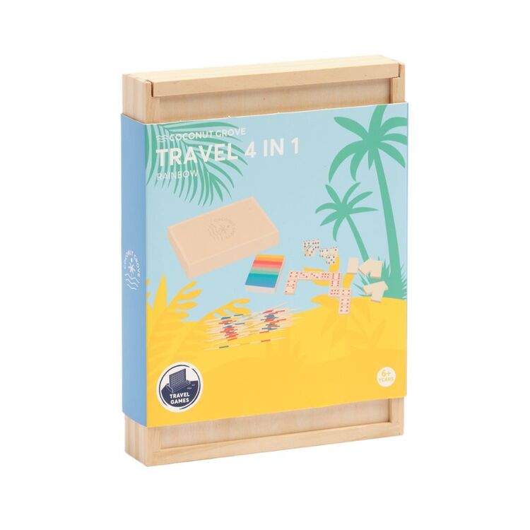 Coconut Grove 4 in 1 Travel Game Set