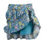 Trip In A Van x Cape Kids' Floral Print Tie Waist Skort Blue