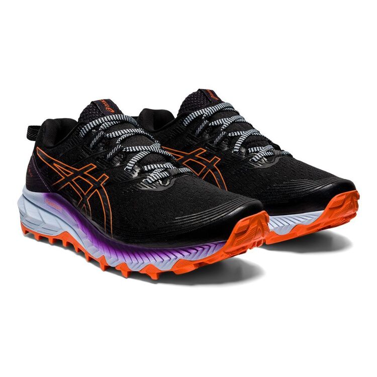 ASICS Women's Gel Trabuco 10 Trail Shoes Black & Nova Orange
