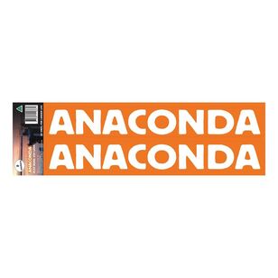 Anaconda Boat Stickers Orange