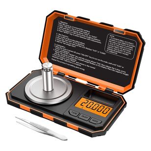 Prospecting Portable 20g Digital Scale Black & Orange