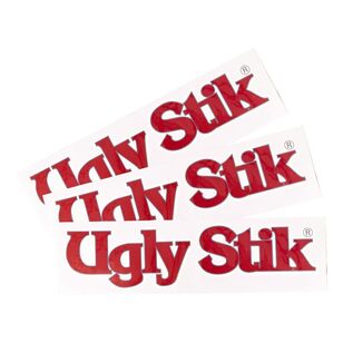 Ugly Stik Boat Sticker (3 Pack) Multicoloured