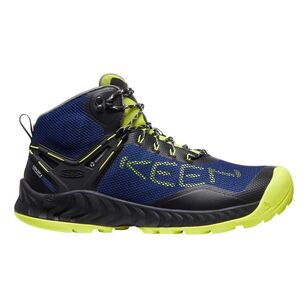 Keen Men's Nxis Evo Waterproof Mid Hiking Shoes Black & Evening Primrose