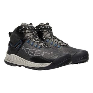 Keen Men's Nxis Evo Waterproof Mid Hiking Shoes Magnet & Bright Cobalt