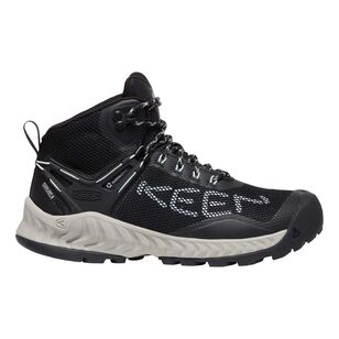 Keen Women's Nxis Evo Waterproof Mid Hiking Shoes Black & Blue Glass