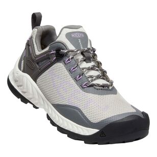 Keen Women's Nxis Evo Waterproof Low Hiking Shoes Steel Grey & English Lavender