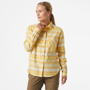 Helly Hansen Women's Lokka Organic Flannel Shirt Mead Pattern Stripe