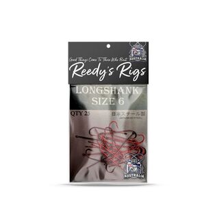 Reedy's Rigs Long Shank Whiting Rig Paternoster Bloodworm 6