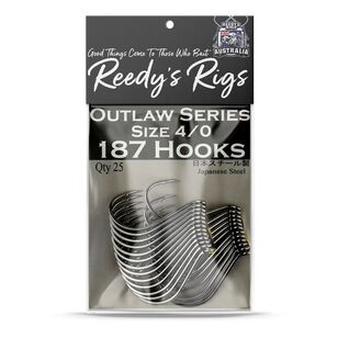 Reedy's Rigs 187 Octopus Lumo Hooks Pack Black