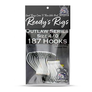 Reedy's Rigs 187 Octopus Lumo Hooks Pack Black