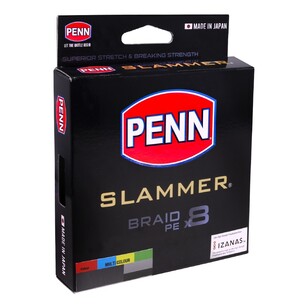 Penn Slammer Braid Line 400 Metre Spool Multicoloured
