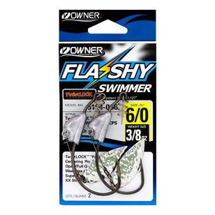 Owner 5164 Flashy Swimmer 1/0 Hooks Black 1/0