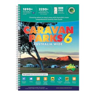 Hema Maps Caravan Parks 6 Australia Wide Guidebook Multicoloured