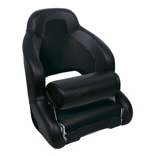 Axis M52 Folding Bolster Seat Chair Black & Carbon Black