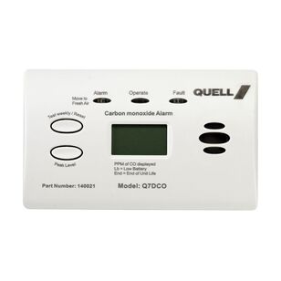 Quell Q7DCO Carbon Monoxide Alarm White