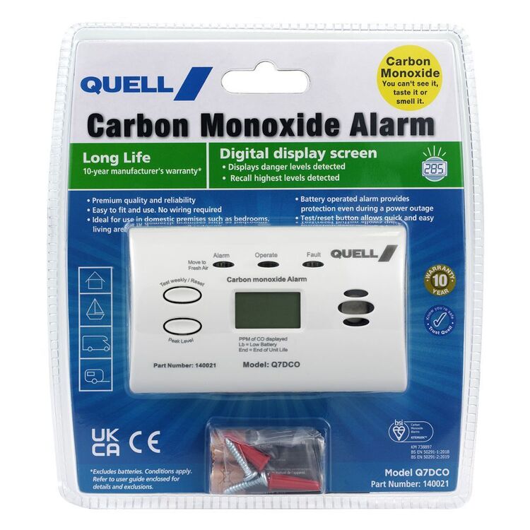 Quell Q7DCO Carbon Monoxide Alarm