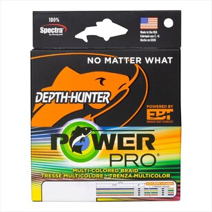 Power Pro Depth Hunter 4x Braid Line 333 Yard Spool Multicoloured