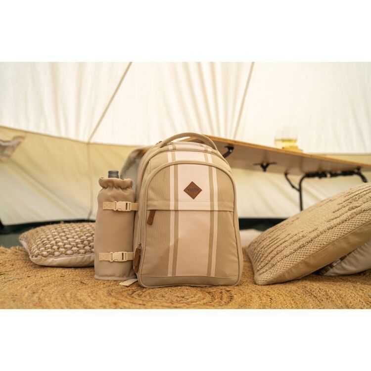Yonder Eco 4-Person Picnic Backpack Cream