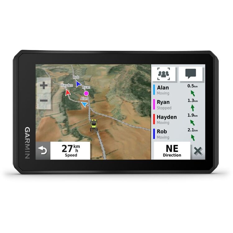 Garmin Tread Powersport Off-road Vehicle GPS with Group Ride Tracker Black