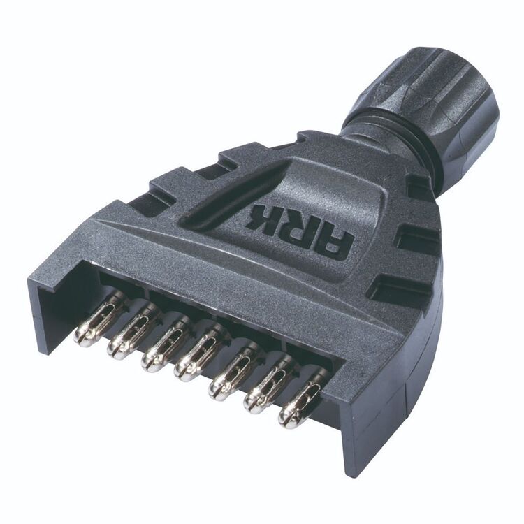 Ark 7 Pin Flat Plastic Trailer Plug