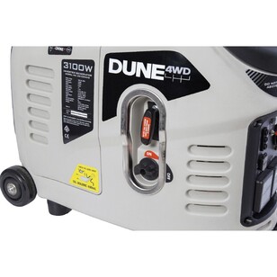 Dune 3100W Enclosed Inverter Generator Grey 3100W