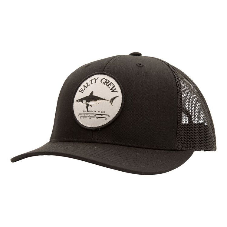 Salty Crew Bruce Retro Trucker Hat Black One Size Fits Most