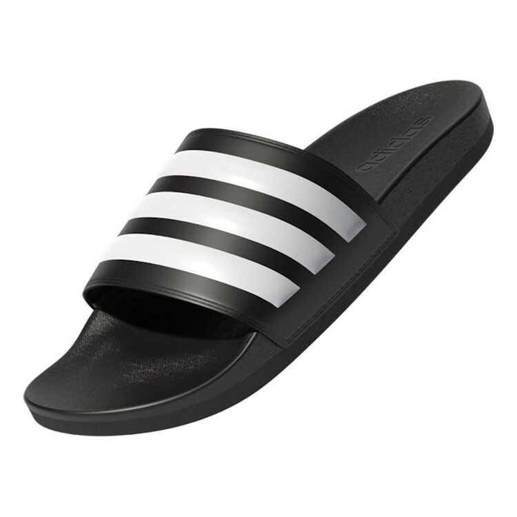 adidas Unisex Adilette Comfort Slides Black & White