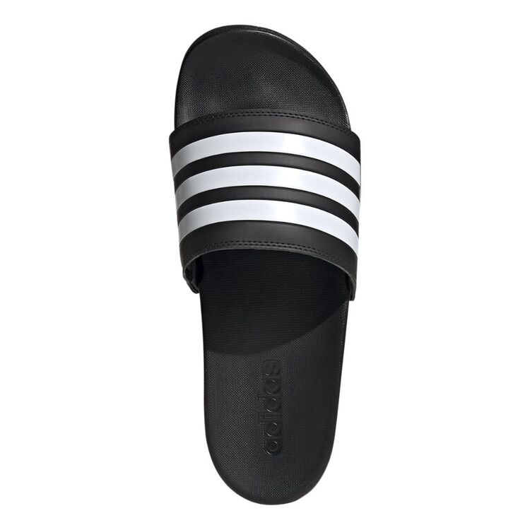 Tentáculo menú Compañero adidas Unisex Adilette Comfort Slides Black & White